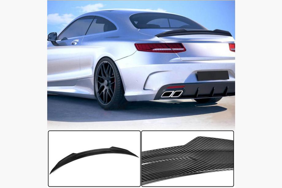 Mercedes S-class C217 Coupé 2014–2020 Spojler V3 (kupé, suchý karbón) Image
