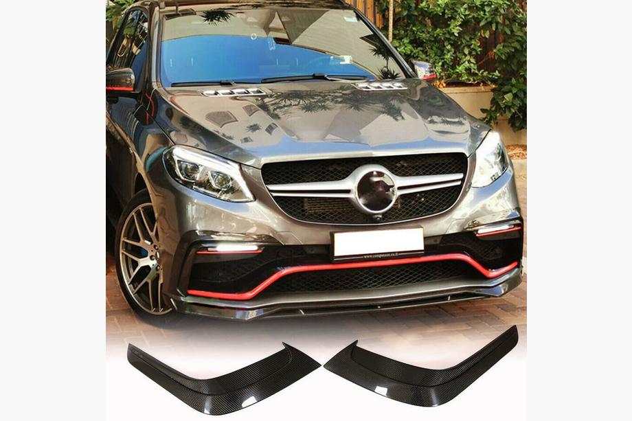 Mercedes GLE kupé C292 2015–2019 Karbonové kryty predného nárazníka (pre GLE63 AMG) Image