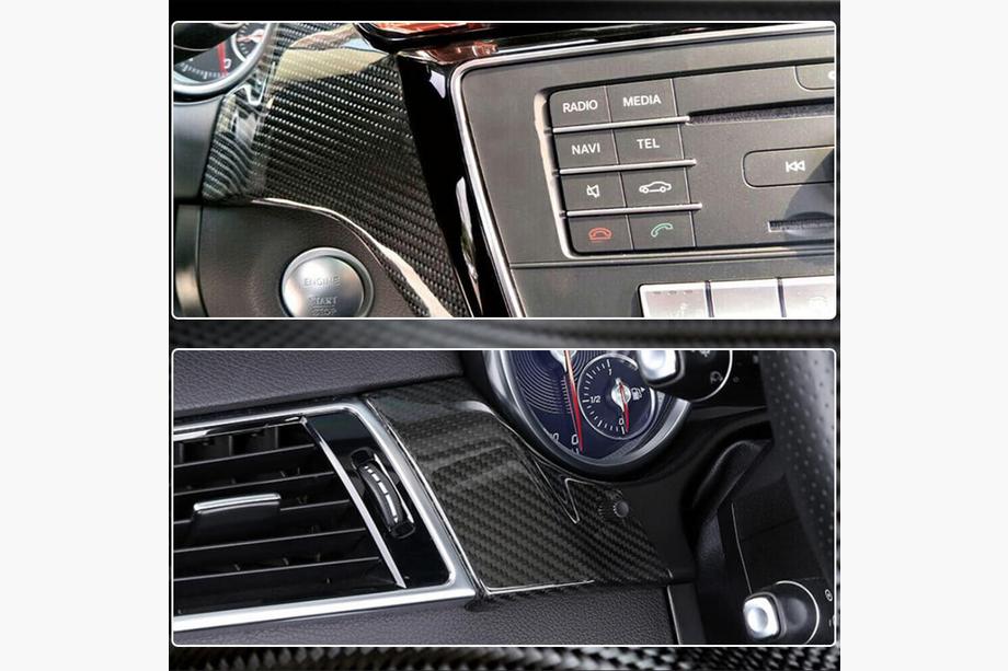 Mercedes GLE kupé C292 2015–2019 Karbonové vložky do interiéru (Carbon) Fotografia 5