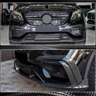 Mercedes GLE kupé C292 2015–2019 Lip spojler predného nárazníka (pre GLE63 AMG, plast) fotografia 4