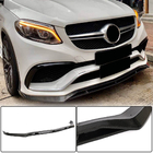 Mercedes GLE kupé C292 2015–2019 Lip spojler predného nárazníka (pre GLE63 AMG, plast) fotografia 1