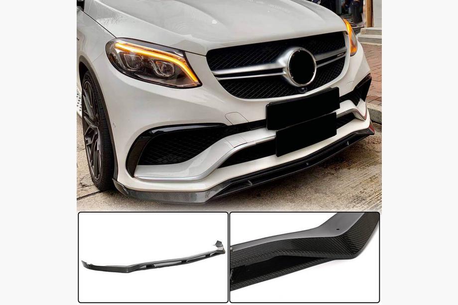 Mercedes GLE kupé C292 2015–2019 Lip spojler predného nárazníka (pre GLE63 AMG, plast) Image