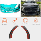 Mercedes GLA X156 2014–2019 Nadstavce na predný nárazník Flap (pre GLA45 AMG 2017-2020) fotografia 2