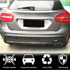 Mercedes GLA X156 2014–2019 Difúzor zadného nárazníka (pre GLA45 AMG, karbón) fotografia 2
