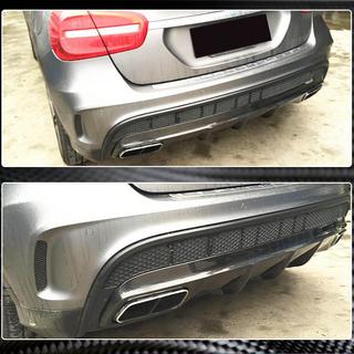Difúzor zadného nárazníka (pre GLA45 AMG, karbón) fotografia 3
