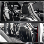Mercedes A-class W177 2018– Kryty sedadiel (Suchý karbón) fotografia 6