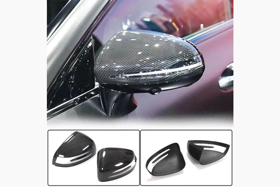 Mercedes SLK R172 2011–2016 Kryty zrkadiel (suchý karbón) Image