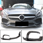 Mercedes AMG GT C190/R190 2014–2022 Predný nárazníkový lip Lip (pre 2015-2017, karbón) fotografia 1