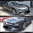 Mercedes AMG GT C190/R190 2014–2022 Predný nárazníkový lip Lip (pre 2015-2017, karbón) fotografia 4