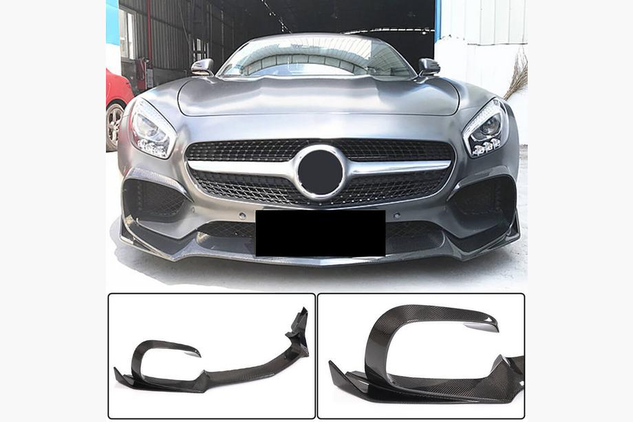 Mercedes AMG GT C190/R190 2014–2022 Predný nárazníkový lip Lip (pre 2015-2017, karbón) Image