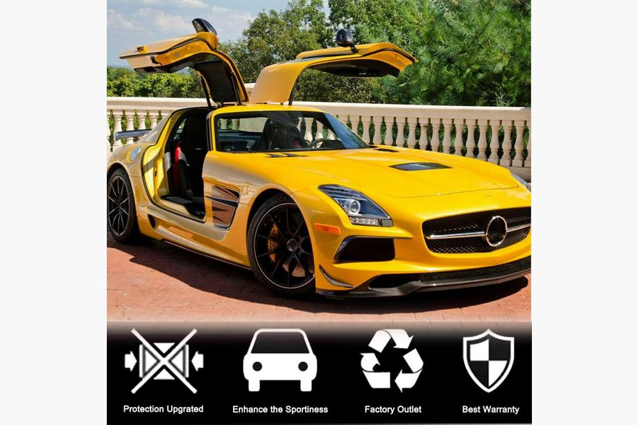 Mercedes SLS C197 2010–2014 Predný lip spojler na nárazník (Karbon) Fotografia 3