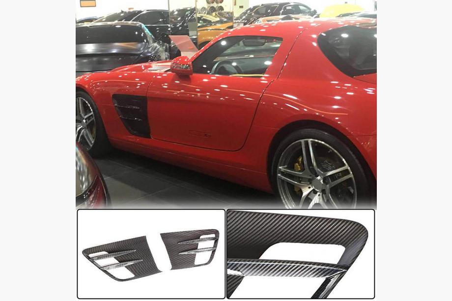 Mercedes SLS C197 2010–2014 Kryty predných blatníkov (Dry Carbon) Image