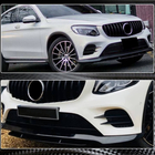 Mercedes GLC Coupé C253 2016–2023 Lišta predného nárazníka Lip (pre AMG-Line/GLC43 AMG, karbón) fotografia 2