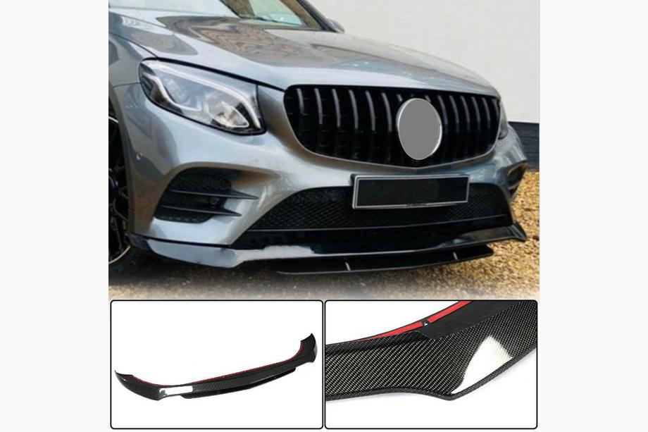 Mercedes GLC Coupé C253 2016–2023 Lišta predného nárazníka Lip (pre AMG-Line/GLC43 AMG, karbón) Image
