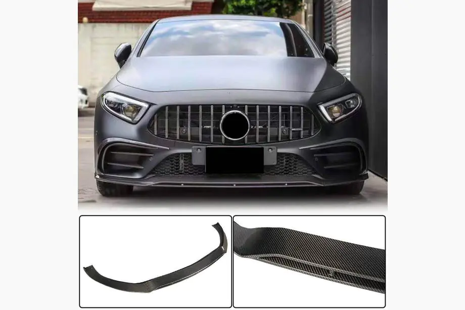 Mercedes CLS C257 2018– Karbonový lip na predný nárazník (pre AMG/AMG-Line 2018-2020) Image