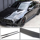Mercedes CLS C257 2018– Bočné prahy V1 (pre AMG/AMG-Line 2018-2020, karbón) fotografia 1