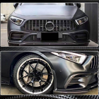 Mercedes CLS C257 2018– Kryty predného nárazníka (pre AMG-Line 2018-2020, karbón) fotografia 4