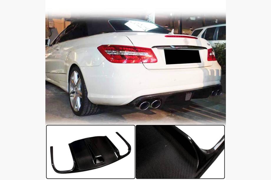 Mercedes E-trieda kupé C207 2010–2017 Difúzor zadného nárazníka (pre E63 AMG 2009-2013, karbón) Image