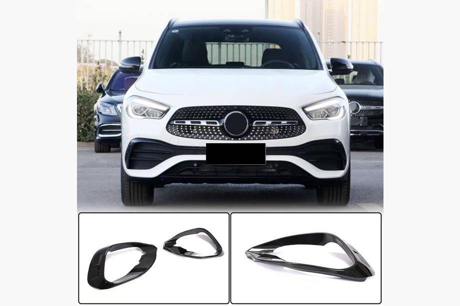 Mercedes GLA H247 2020– Lišty na predný nárazník V1 (pre AMG/AMG-Line, karbón) Image