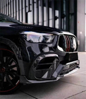 Mercedes GLE kupé C292 2015–2019 Karbonové lišty na predný nárazník (GLE63 AMG) fotografia 3