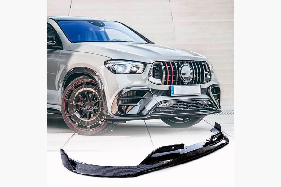 Mercedes GLE W167 2018– Lip spojler predného nárazníka (pre GLE53/AMG-Line 2019-2023, karbón) Fotografia 1