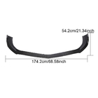 Mercedes SLK R172 2011–2016 Lišta predného nárazníka Lip (pre Base 2016-2020, karbón) fotografia 6