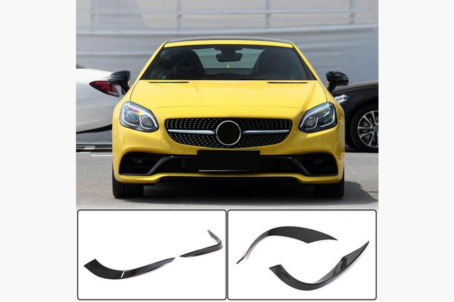 Mercedes SLK R172 2011–2016 Karbonové kryty predného nárazníka (pre Base 2016-2020) Fotografia 1