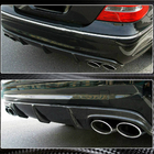 Mercedes E-class W211 2002–2009 Difúzor zadného nárazníka (pre E55 AMG 2003-2006, karbón) fotografia 5