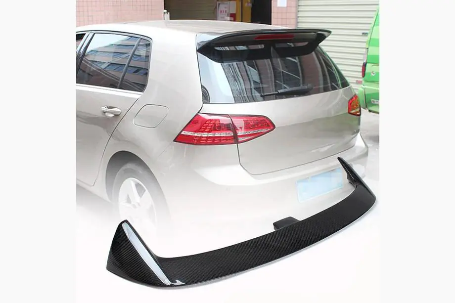 Volkswagen Golf 7/E-Golf 2012–2020 Spojler V6 (pre Base/R-Line HB, karbón) Image