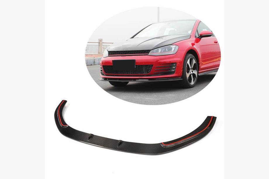 Volkswagen Golf 7/E-Golf 2012–2020 Predný nárazníkový lip Lip V2 (pre GTI HB 2012-2017, karbón) Image