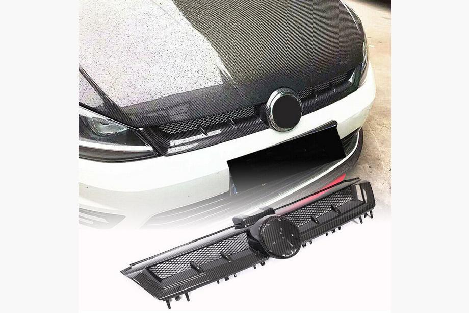 Volkswagen Golf 7/E-Golf 2012–2020 Maska chladiča (pre HB 2012-2017, Dry Carbon) Image