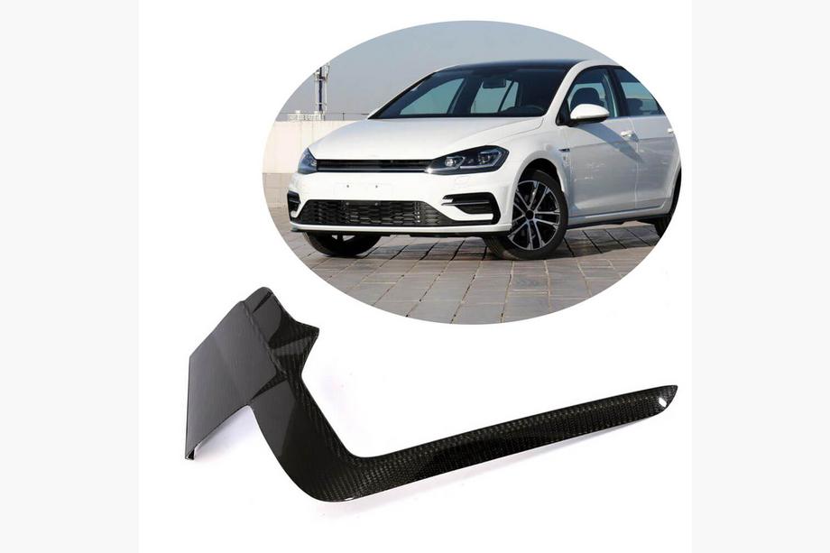 Volkswagen Golf 7/E-Golf 2012–2020 Nadstavce predného nárazníka (R/R-line HB 2017-2020, Carbon) Image