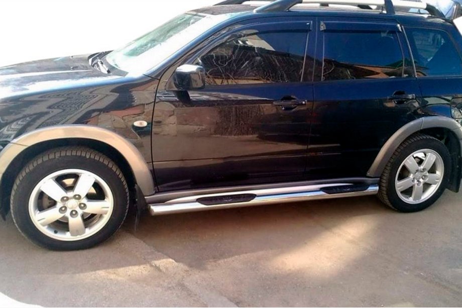 Mitsubishi Outlander 2001–2006 Bočné rúrky (2 ks, nerez) Image