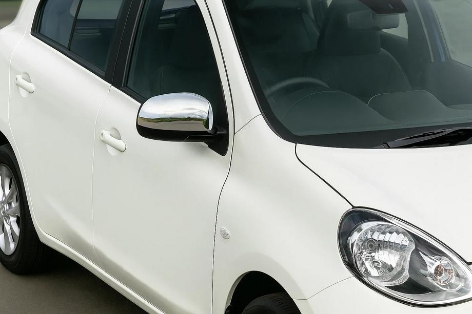 Nissan Micra K13 2011–2016 Nerezové kryty spätných zrkadiel (2 ks) Carmos - turecká oceľ Image