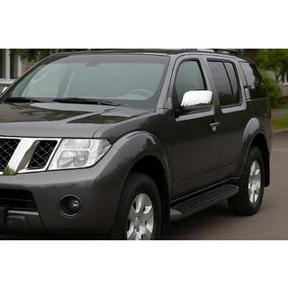 Chromové kryty spätných zrkadiel (2 ks, nerez) Nissan Pathfinder R51 2005–2014 fotografia 1