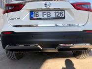 Nissan Qashqai 2014–2021 Nerezová lišta hrany kufra OmsaLine – talianska nehrdzavejúca oceľ fotografia 2