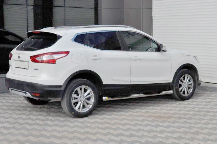 Nissan Qashqai 2014–2021 Bočné ochranné rúrky (2014-2017, 2 ks, nerez) Image