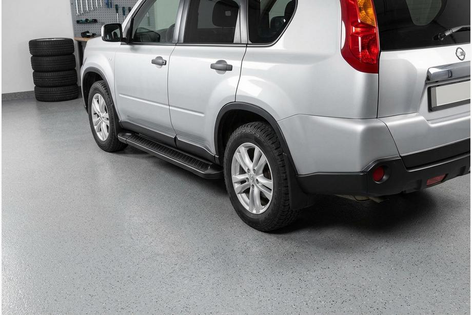 Nissan X-trail T31 2007–2014 Bočné nášľapy Allmond Black (2 ks, hliník) Image