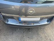 Opel Astra H 2004–2013 Ochranná lišta na zadný nárazník OmsaLine lesklá (SW, nerez) fotografia 4