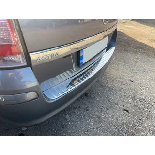 Ochranná lišta na zadný nárazník OmsaLine lesklá (SW, nerez) Opel Astra H 2004–2013 fotografia 3