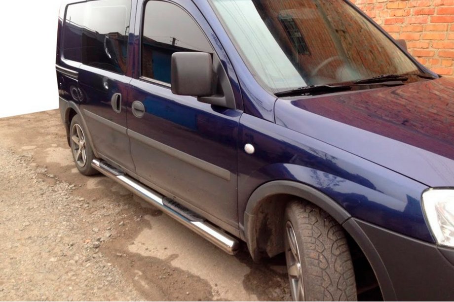 Opel Combo 2002–2012 Bočné trubky (2 ks, nerez) Image