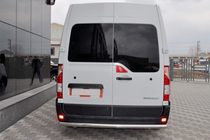Renault Master 2011–2023 Zadný ochranný oblúk (nerez) fotografia 1