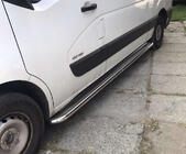Renault Master 2011–2023 Prémiové bočné nášľapy (2 ks, nerez) 60 mm, krátky rázvor fotografia 2