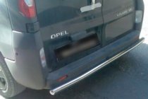 Opel Vivaro 2001–2015 Zadný ochranný oblúk AK002 (nerez) fotografia 2