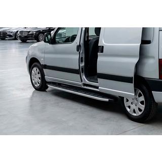 Bočné nášľapy Fullmond (2 ks, hliník) Peugeot Partner 1996–2008 fotografia 1