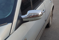 Renault Megane II 2004–2009 Nerezové chrómové kryty spätných zrkadiel (2 ks) fotografia 1