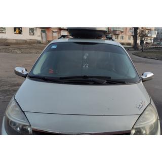 Nerezové chrómové kryty spätných zrkadiel (2 ks) fotografia 3
