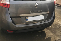 Renault Scenic/Grand 2009–2016 Nerezová lišta hrany kufra (pre Grand) fotografia 1