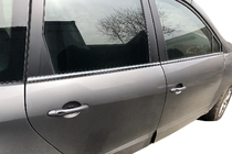 Renault Scenic/Grand 2009–2016 Okenné lišty (4 ks, nerez) OmsaLine – talianska nehrdzavejúca oceľ fotografia 3