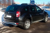 Renault Duster 2008–2017 Rovný zadný ochranný rám (nerez) fotografia 5